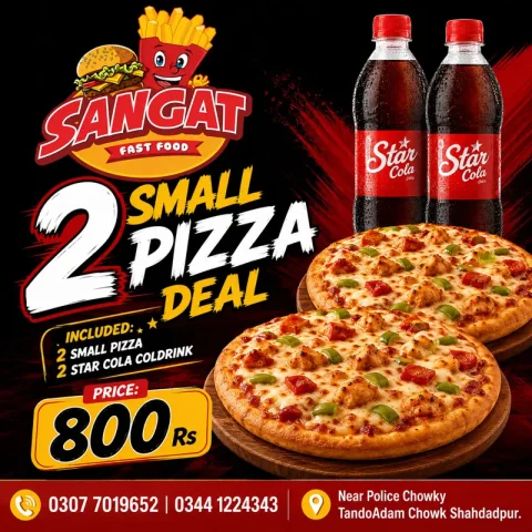 2 Small Pizza Deal deal image
