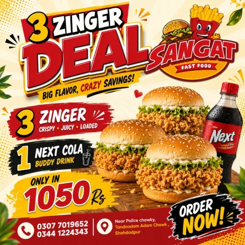 3 Zinger Deal deal image